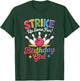 Bowling Party Strike Squad Retro Vibes T-Shirt - T-Shirt | Forest