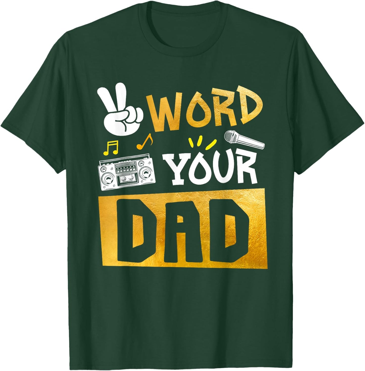 Word Your Dad - Daddy Of The Birthday Two Legit To Quit T-Shirt - T-Shirt | Forest