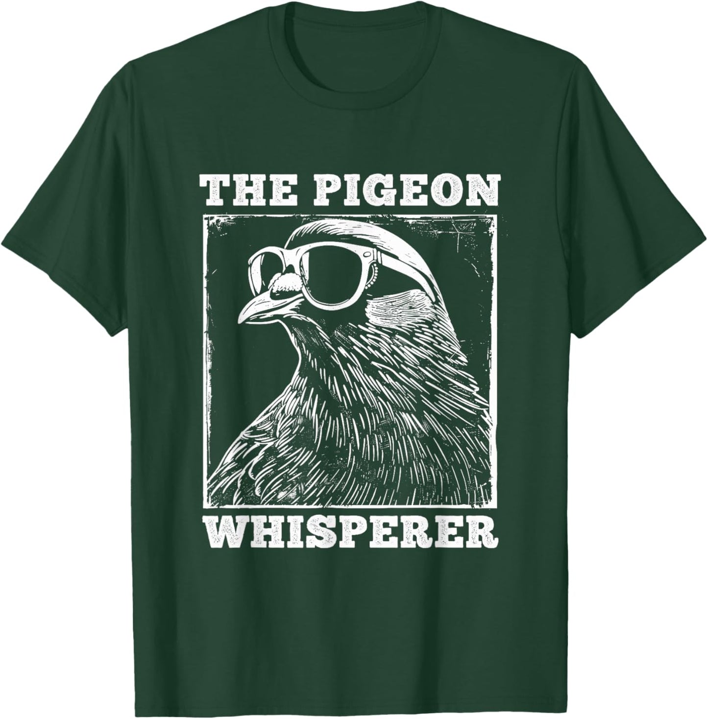 The Pigeon Whisperer Funny Pigeon Racing Men Women Kids T-Shirt - T-Shirt | Forest