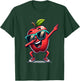 Dab Apple Dancing Dabbing Apple Fruit T-Shirt - T-Shirt | Forest