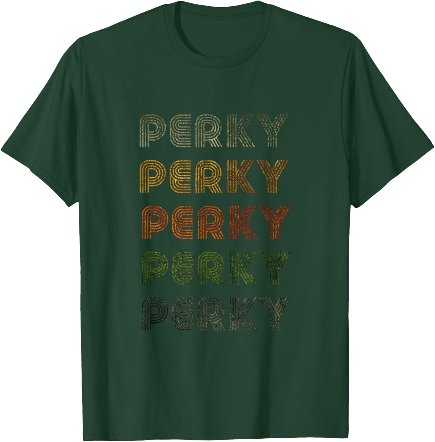 Love Heart Perky Grunge Vintage Style Black Perky T-Shirt - T-Shirt | Forest