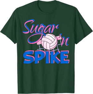 Sugar Spike Volleyball T-Shirt - T-Shirt | Forest