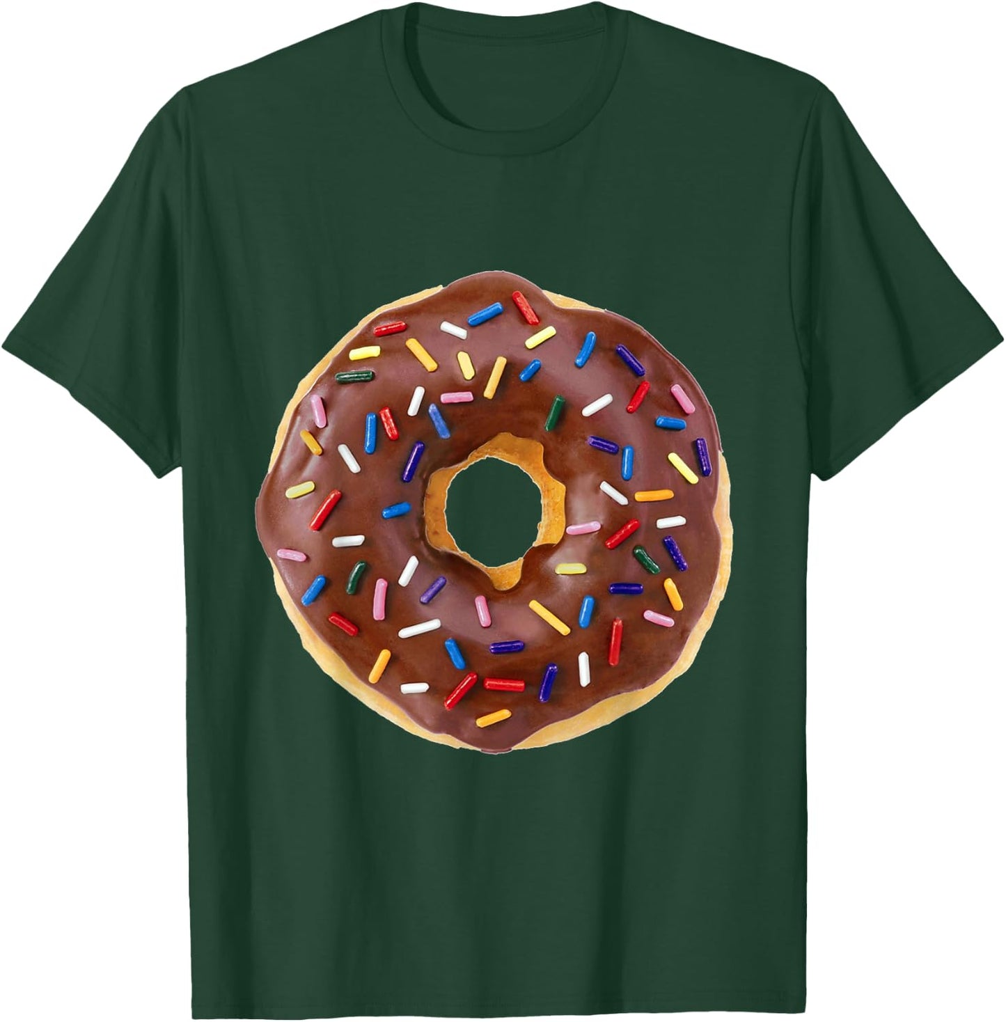 Chocolate Donut with Sprinkles T-Shirt - T-Shirt | Forest