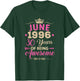 June 1996 30 Years of Being Awesome Retro 30Th Birthday T-Shirt - T-Shirt | Forest