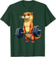 Workout Gym Otter Deadlift Weightlifting T-Shirt - T-Shirt | Forest