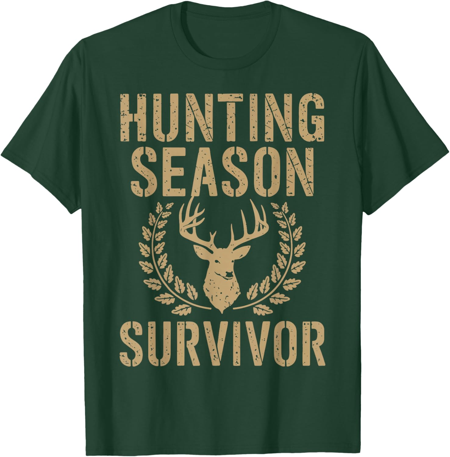 Hunting Season Survivor T-Shirt - T-Shirt | Forest