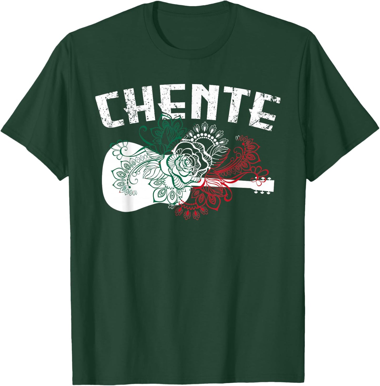 Vicente Name Guitar Mariachi Music Lover Womans T-Shirt - T-Shirt | Forest