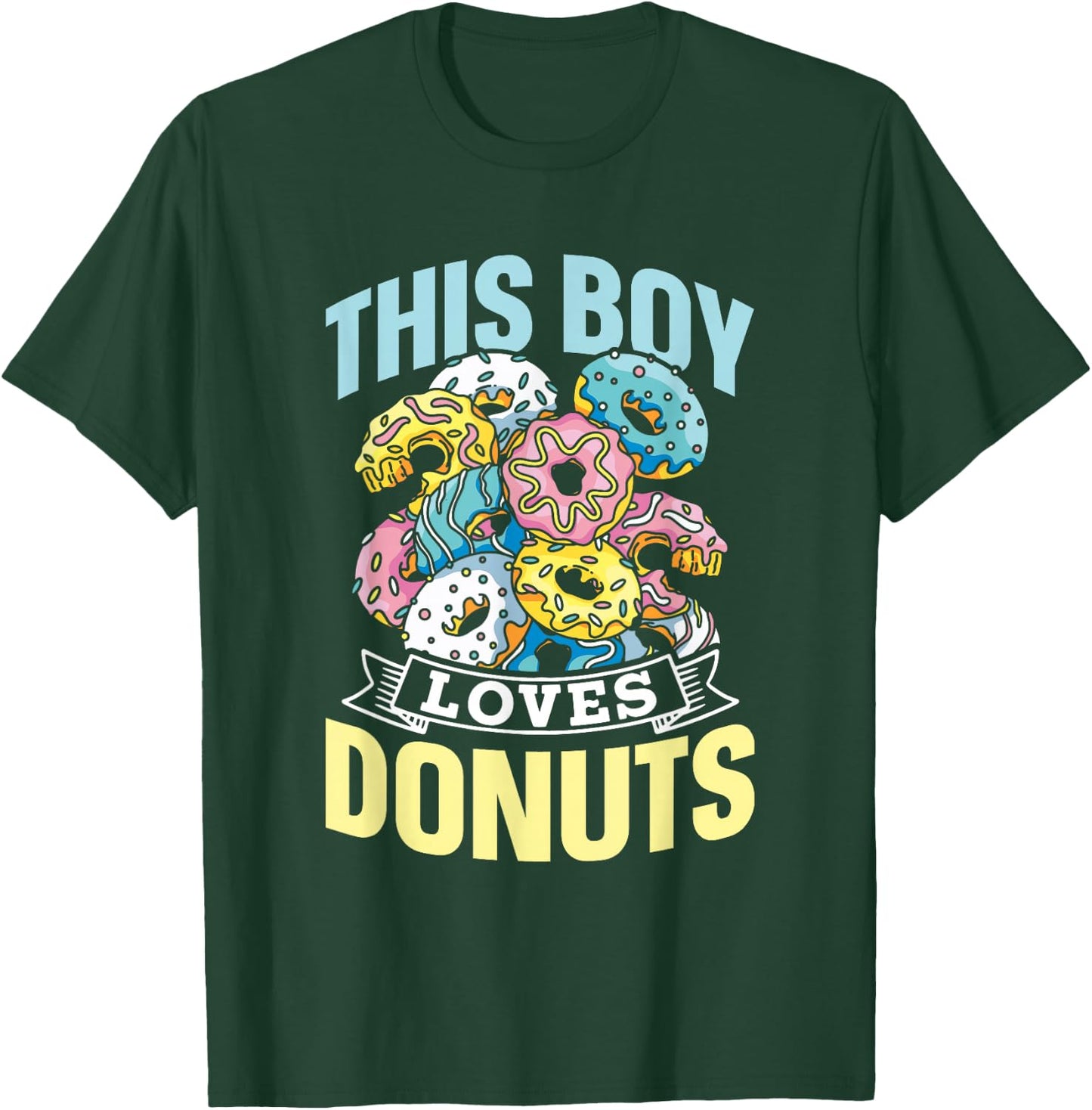 Dieser Junge Liebt Donuts Essen Liebhaber Spruch Donut T-Shirt - T-Shirt | Forest