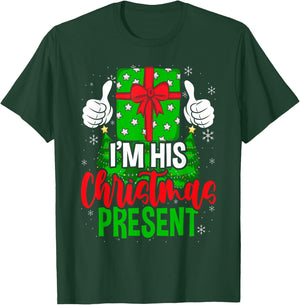 Funny Matching Couples Christmas His And Hers T-Shirt - T-Shirt | Forest