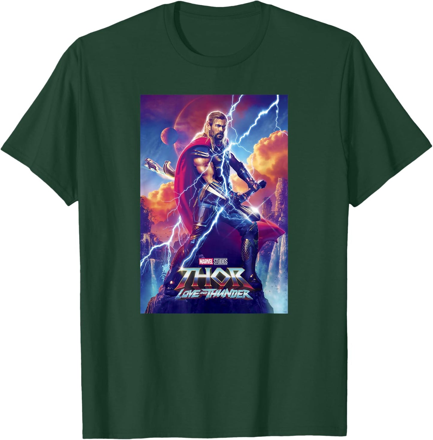 Marvel Thor: Love and Thunder Thor Odinson Poster T-Shirt - T-Shirt | Forest