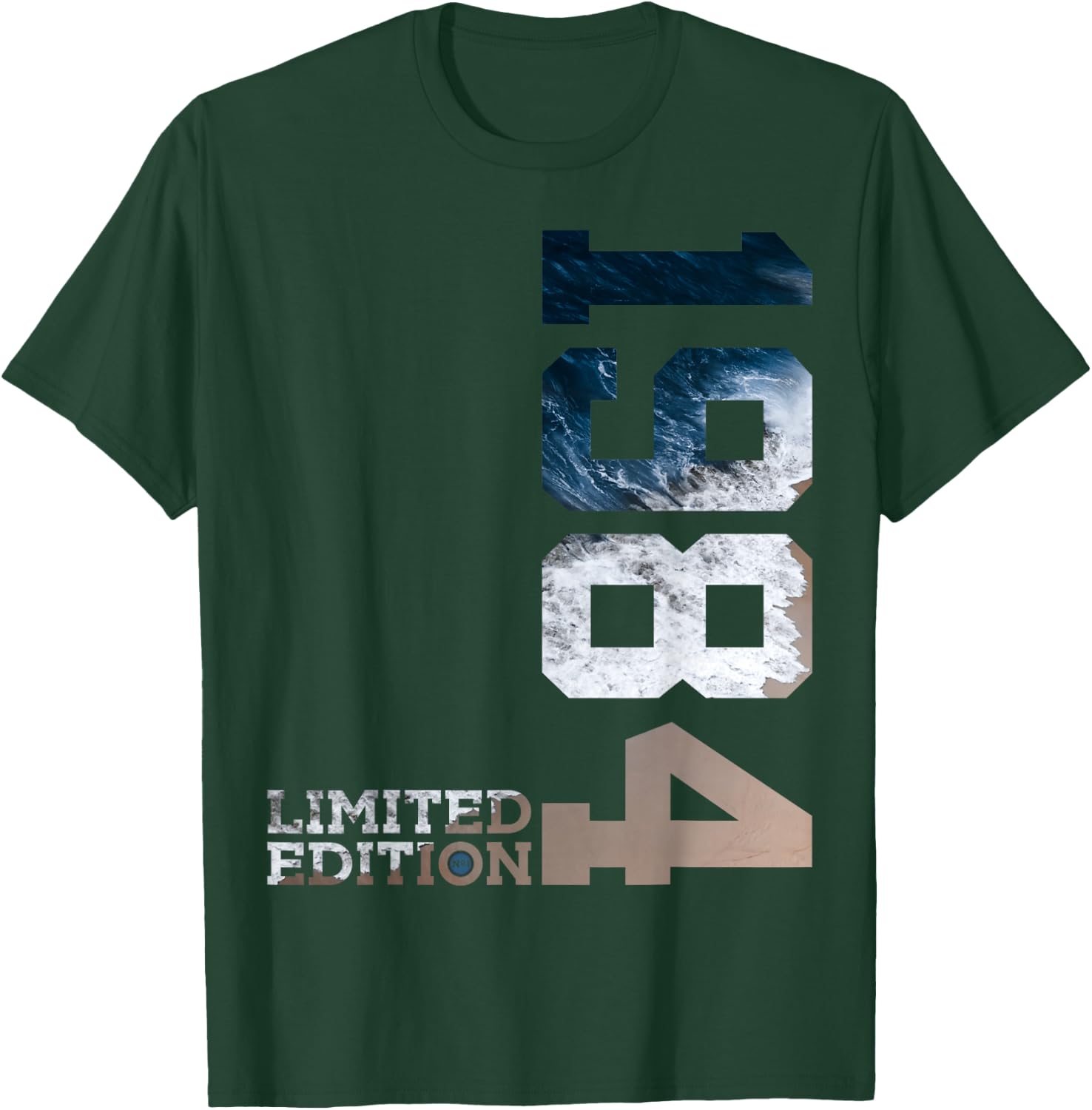 40TH BIRTHDAY LIMITED EDITION 1984 , black T-Shirt - T-Shirt | Forest