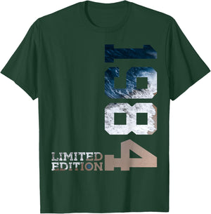 40TH BIRTHDAY LIMITED EDITION 1984 , black T-Shirt - T-Shirt | Forest