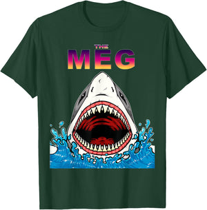 Meg, Shark, | love Shark Gift 2021 T-Shirt - T-Shirt | Forest