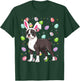 Boston Terrier Dog Happy Easter Egg Hunt Bunny Ear Easter T-Shirt - T-Shirt | Forest