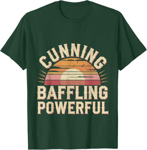 Cunning Baffling Powerful Alcoholism Journey Recovery T-Shirt - T-Shirt | Forest