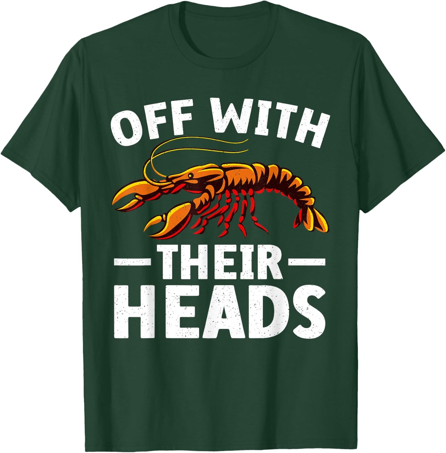 Funny Crawfish Art Women Kids Cajun Lobster Lovers T-Shirt - T-Shirt | Forest