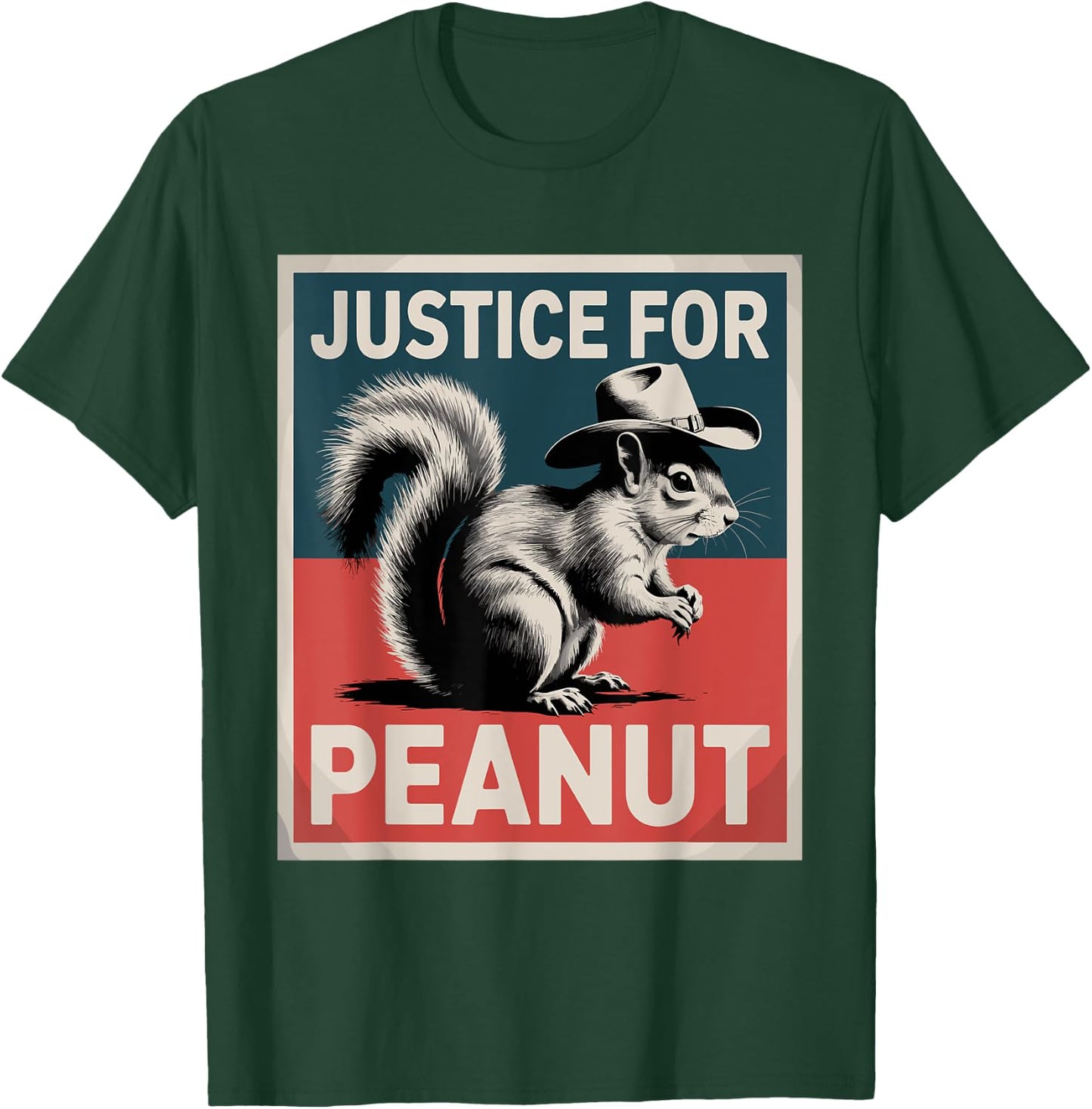 Justice for Peanut The Squirrel - The Squirrel Peanut T-Shirt - T-Shirt | Forest