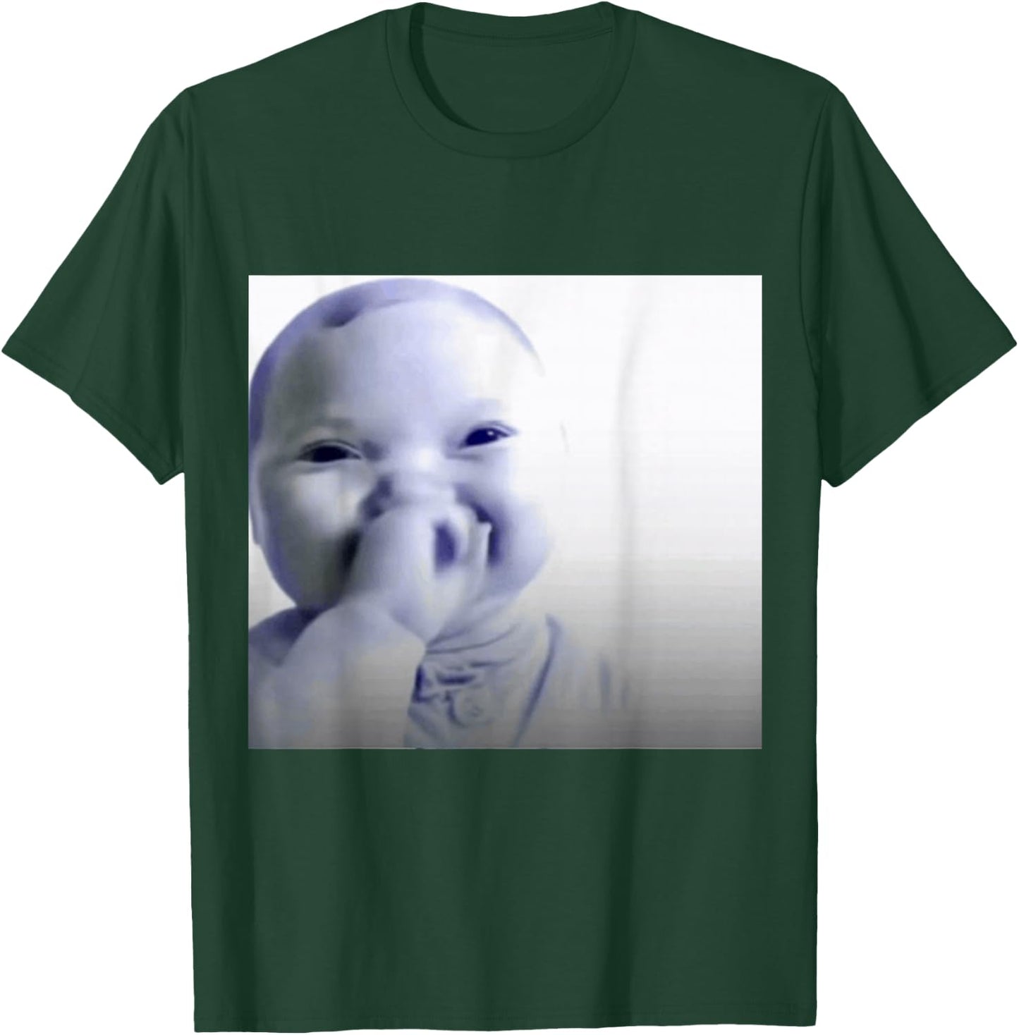 AI Baby Laughing Meme Say You Swear Baby Funny AI Baby T-Shirt - T-Shirt | Forest