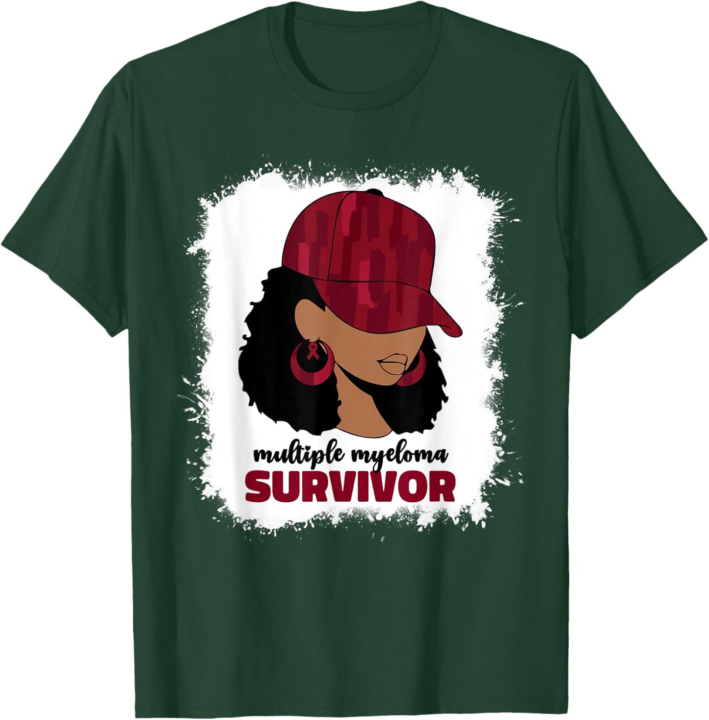 Multiple Myeloma Survivor Multiple Myeloma Cancer T-Shirt - T-Shirt | Forest