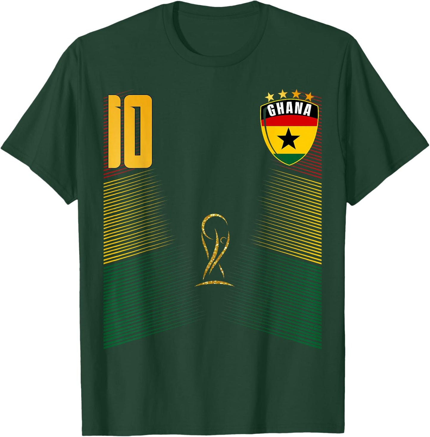 Ghana Flag Ghanaian Pride Lovers T-Shirt - T-Shirt | Forest