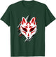 yokai shirt Kitsune mask traditional japanese art t shirt T-Shirt - T-Shirt | Forest