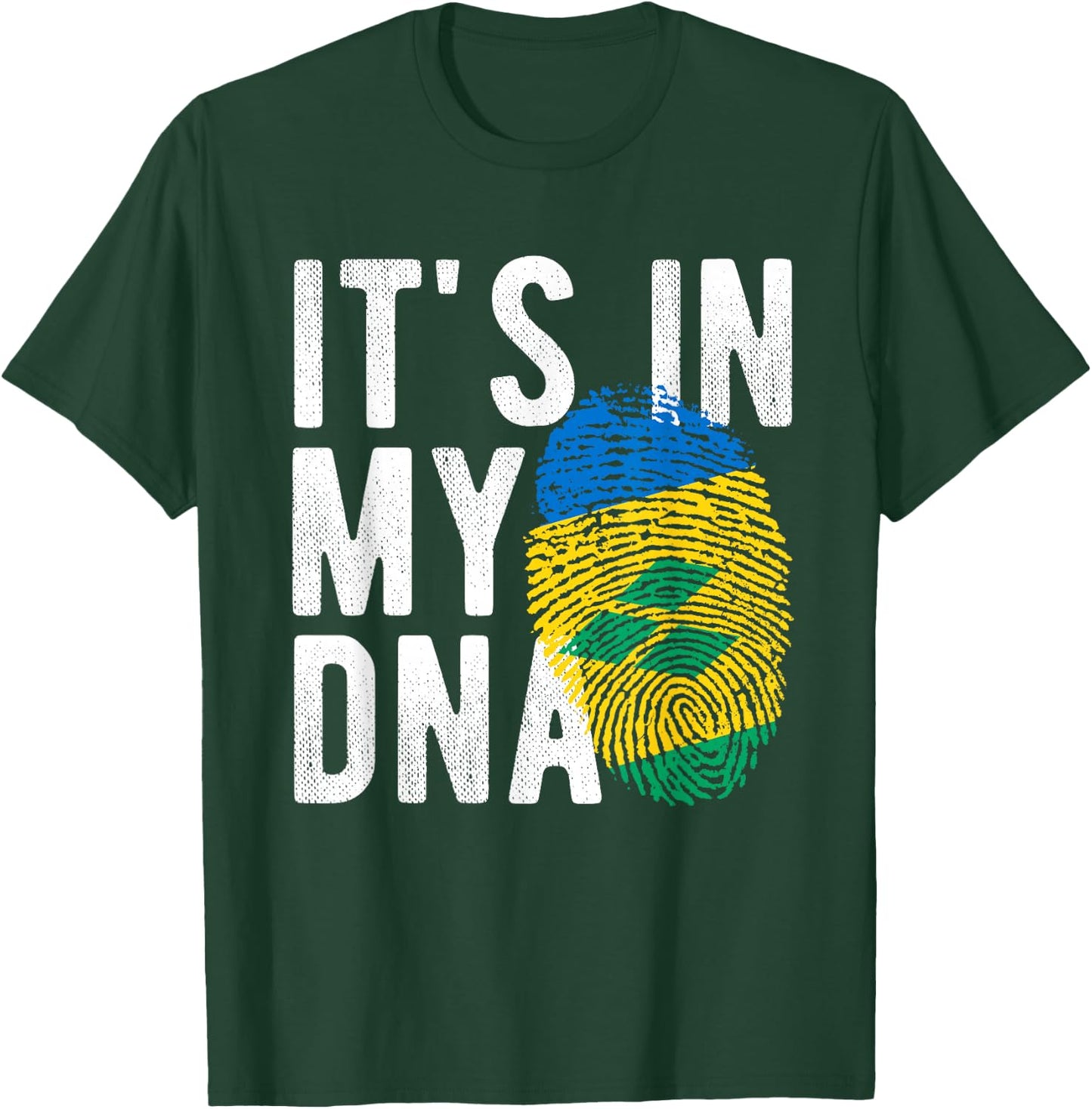 It's in My DNA St. Vincent and The Grenadines Flag T-Shirt - T-Shirt | Forest