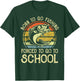 Born Fishing Forced To School Funny Bass Fish Fisherman Boys T-Shirt - T-Shirt | Forest