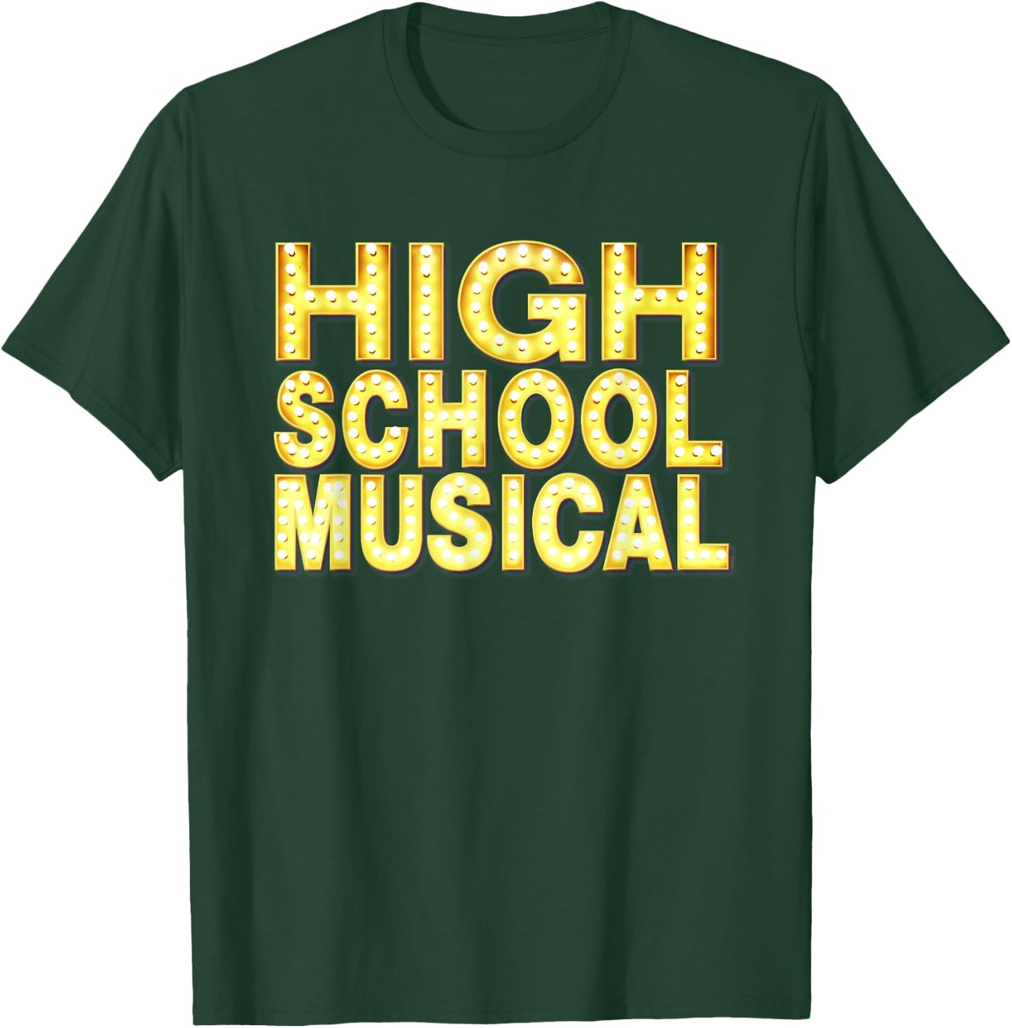 Disney Channel Official High School Musical Movie Logo , Black, S T-Shirt - T-Shirt | Forest