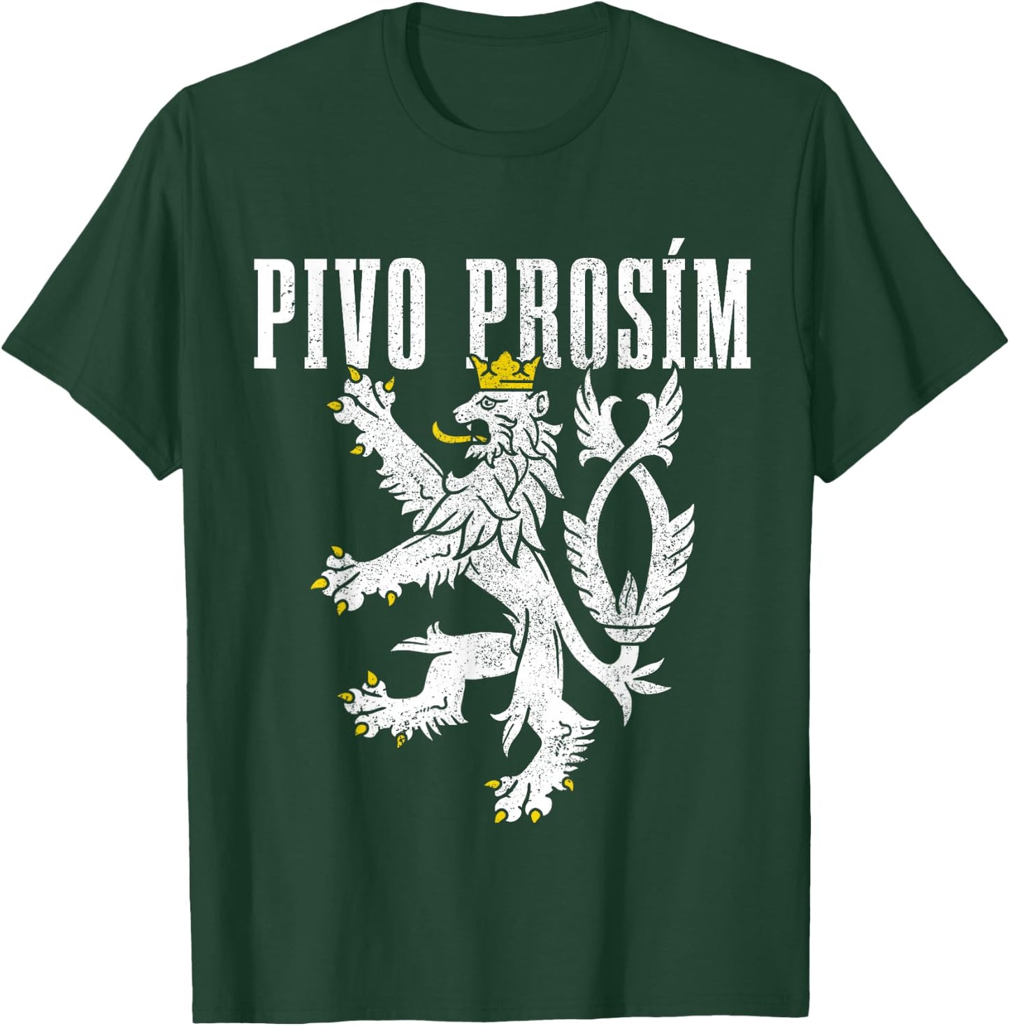 Pivo Prosim Bier bitte in Tschechien Sprache Prag T-Shirt - T-Shirt | Forest