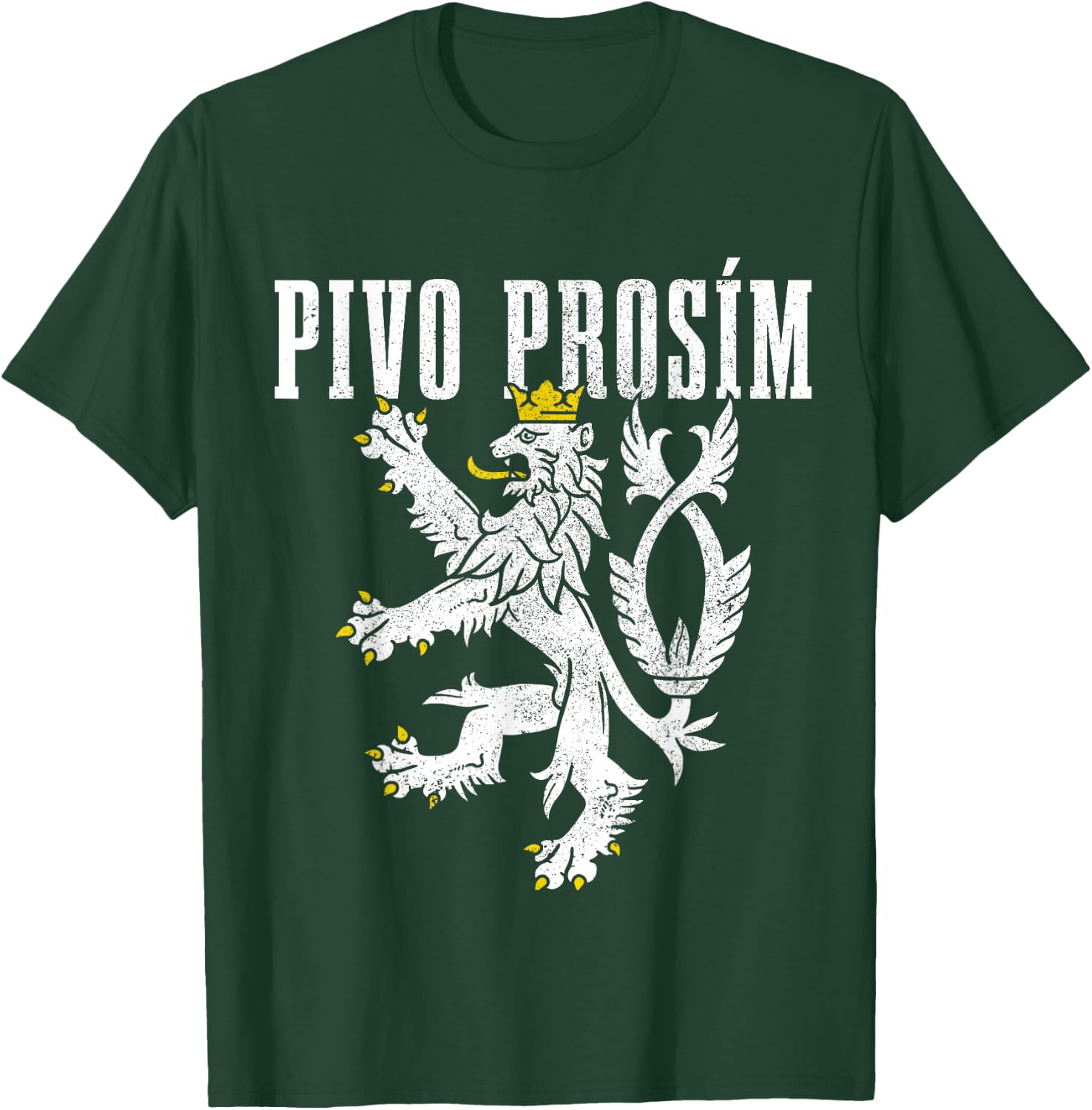 Pivo Prosim Bier bitte in Tschechien Sprache Prag T-Shirt - T-Shirt | Forest