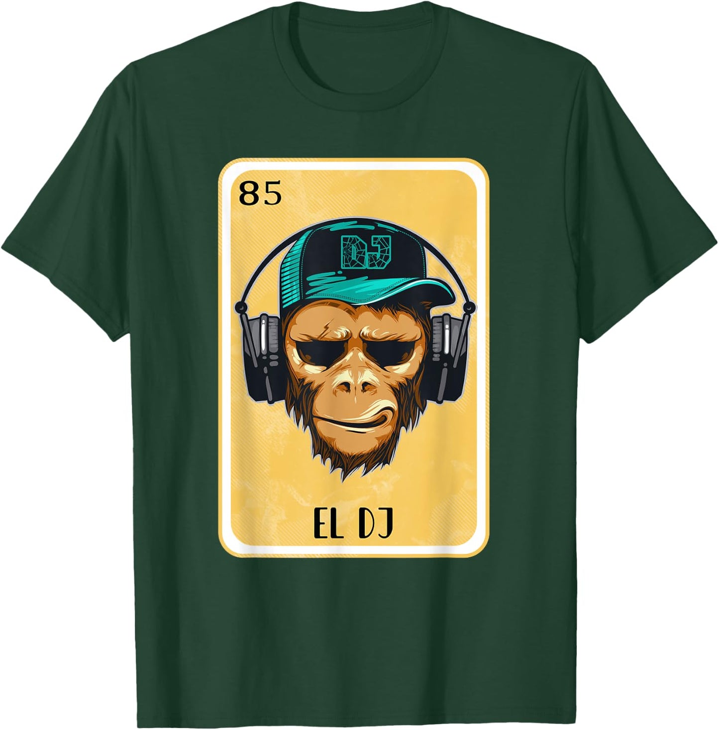 Funny Spanish-Mexican Bingo Gifts - El DJ T-Shirt - T-Shirt | Forest