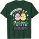 Infusion Nurse Easter Squad Bunny Eggs Oncology Nurse T-Shirt - T-Shirt | Forest