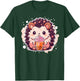 Kawaii Hedgehog drinks Bubble Tea Hedgehogs Boba T-Shirt - T-Shirt | Forest
