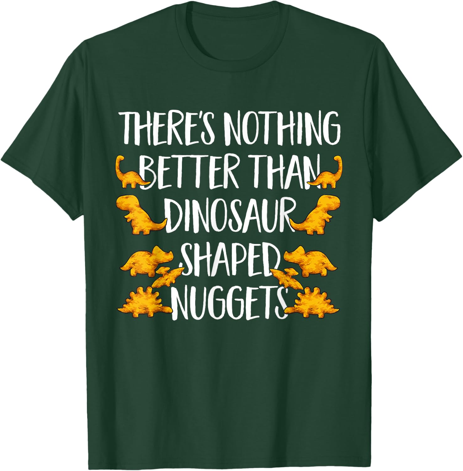 Dino Nuggets Dinosaur Chicken Nugget T-Shirt - T-Shirt | Forest