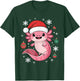 Axolotl Christmas T-Shirt - T-Shirt | Forest