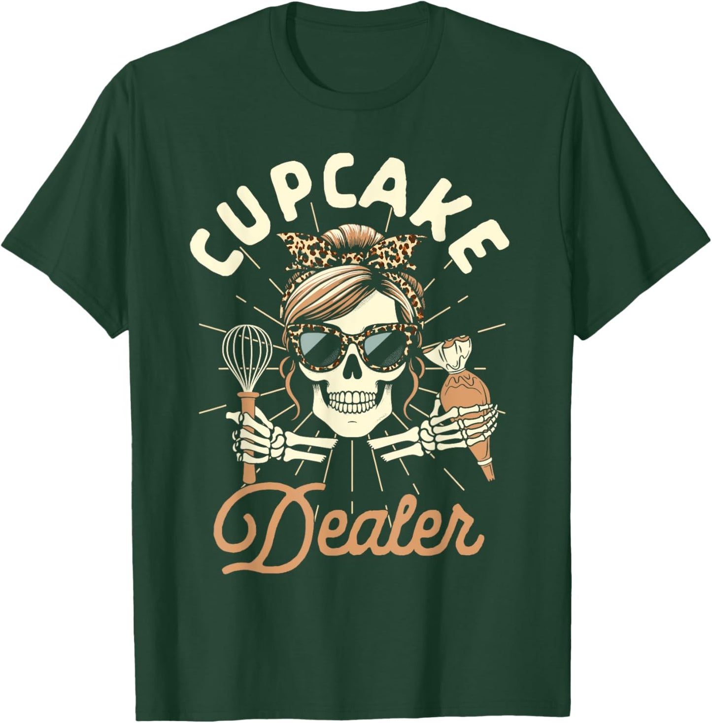 Baker Life Baking Lover Cupcake Baking Mom Cupcake Dealer T-Shirt - T-Shirt | Forest