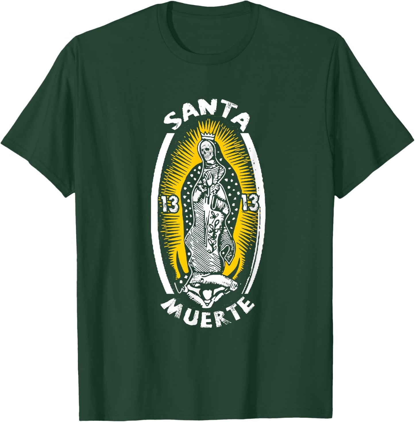 Mexiko Santa Muerte | Skelett Frau | Mexikanisch T-Shirt - T-Shirt | Forest