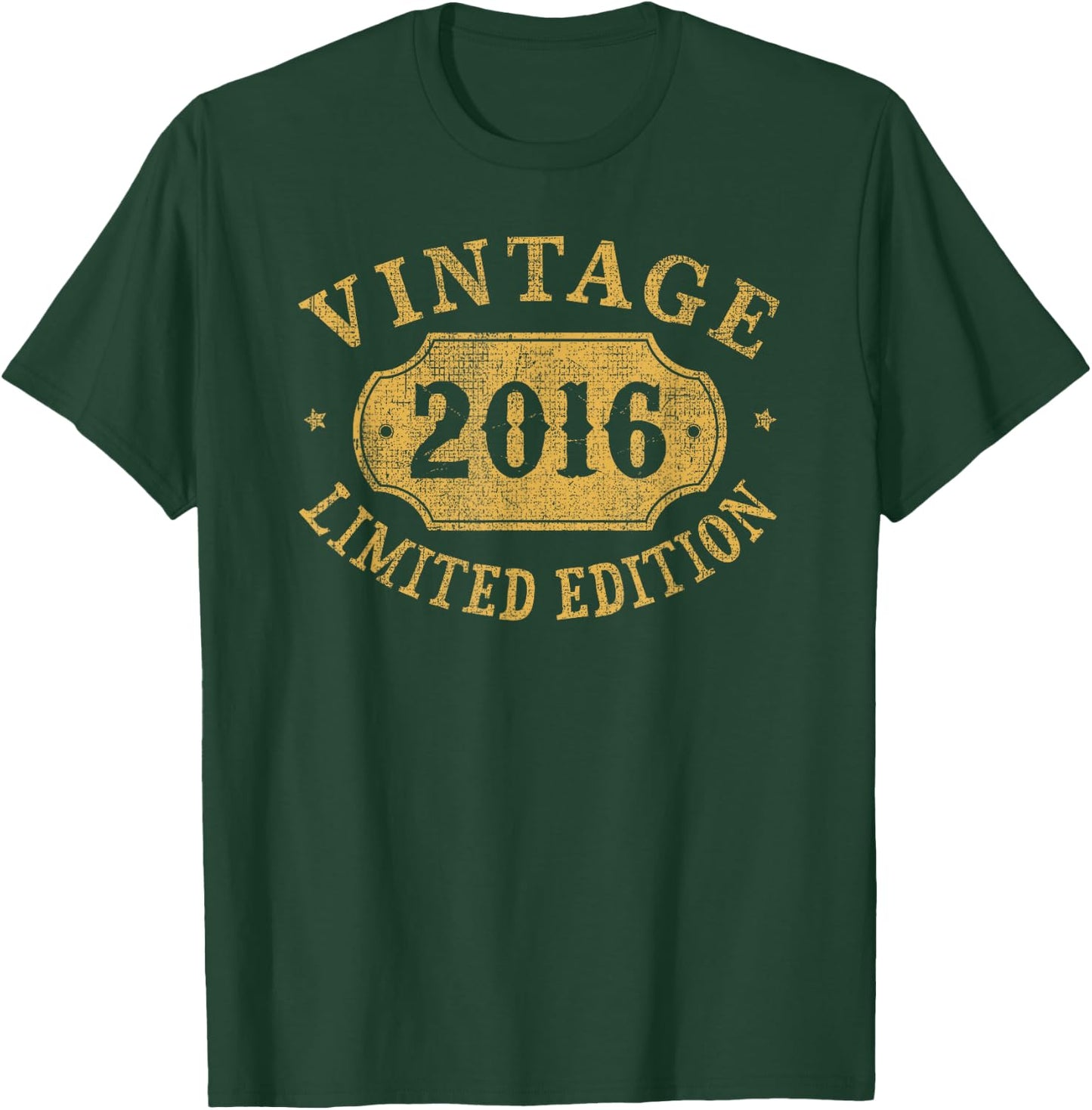 10ème Anniversaire Fils Garçon 10 Ans Fille Vintage Année De Naissance 2016 T-Shirt - T-Shirt | Forest