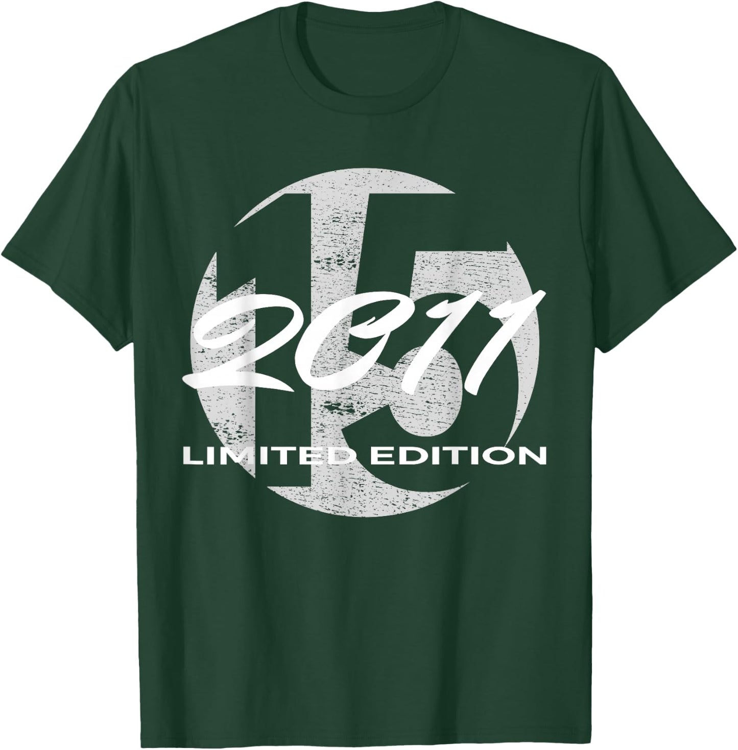 15. Geburtstag Mädchen Junge 15 Jahre 2011 Lustig Geschenk T-Shirt - T-Shirt | Forest