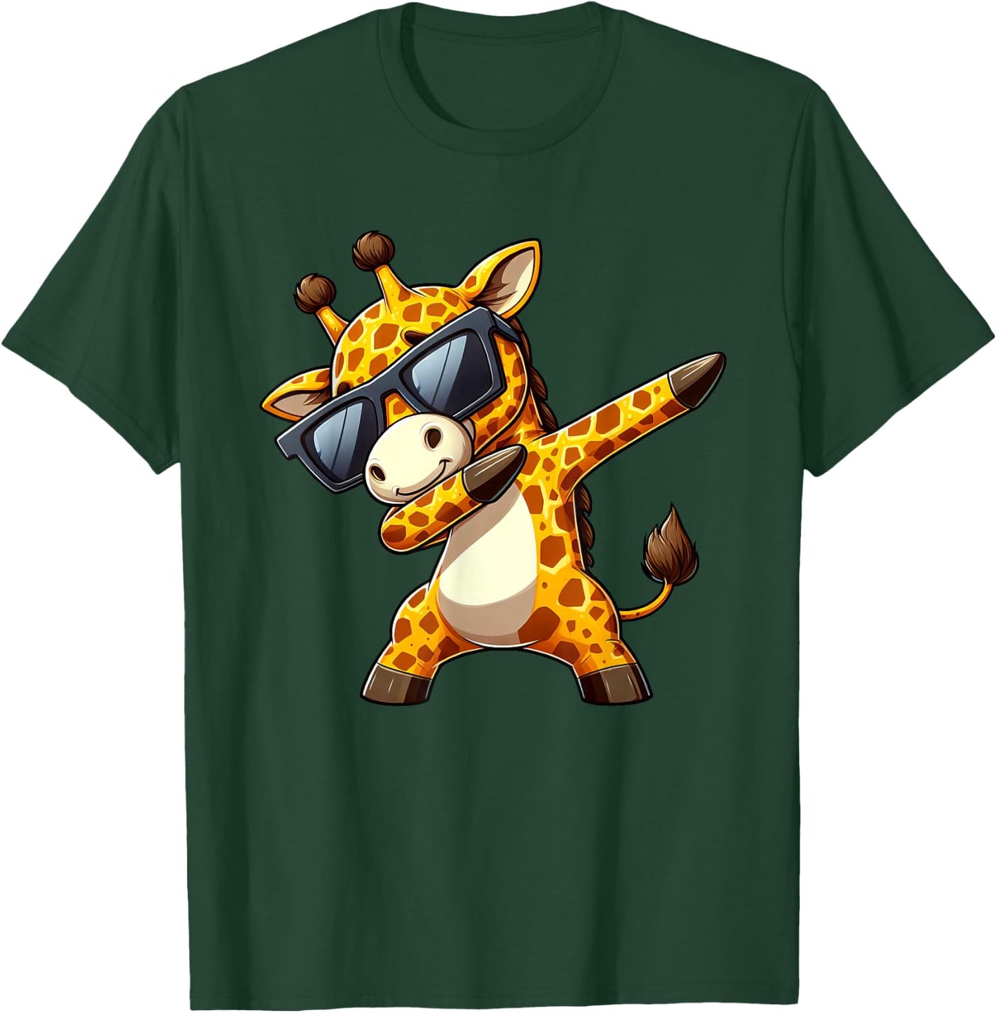Cool Giraffe Dabbing T-Shirt - T-Shirt | Forest