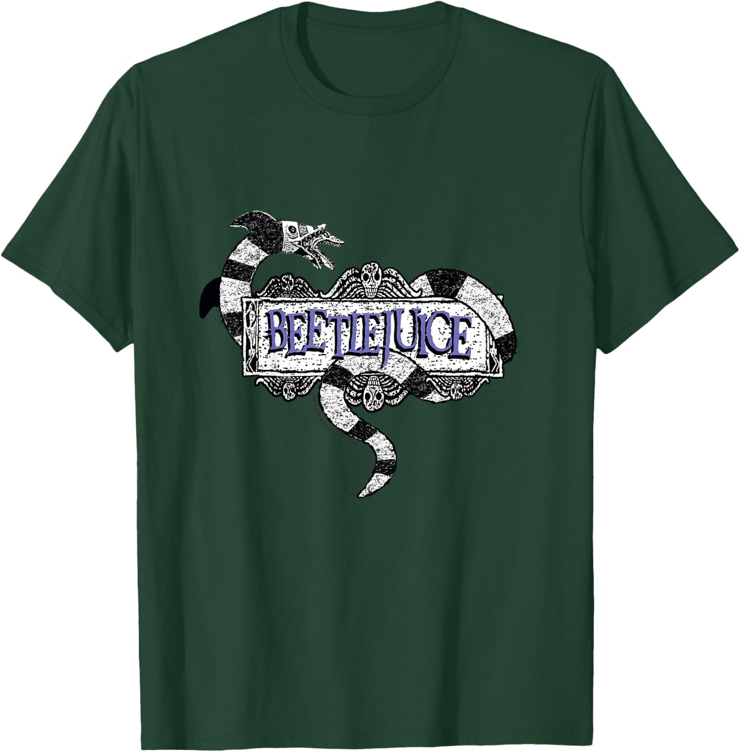 Kids Beetlejuice Sandworm Text Logo Kids T-Shirt - T-Shirt | Forest
