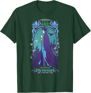 Disney Maleficent The Sorceress Deep Purple Graphic T-Shirt - T-Shirt | Forest