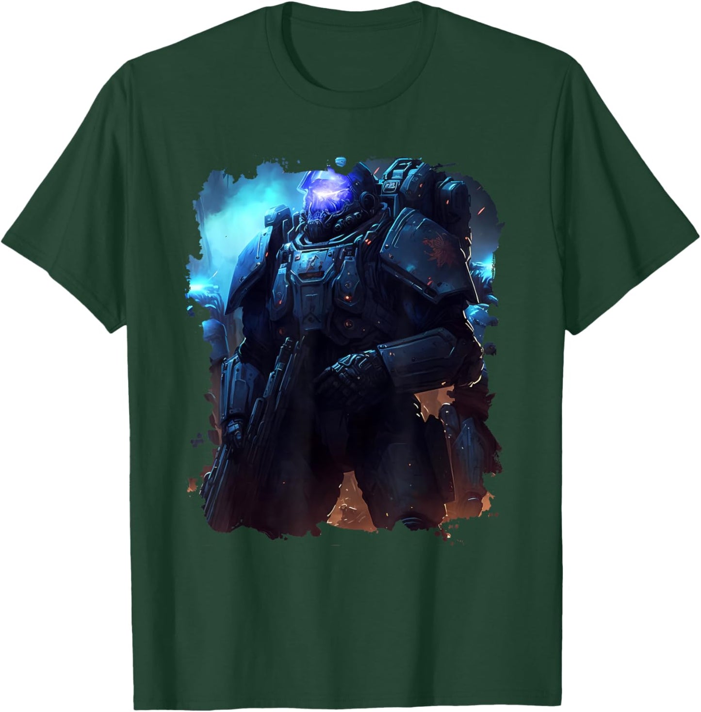 Heroes in Space The Epic Space Marines , black T-Shirt - T-Shirt | Forest