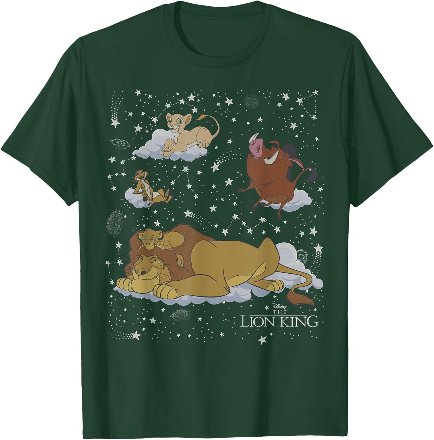 Disney The Lion King Friends In The Stars Portrait T-Shirt - T-Shirt | Forest