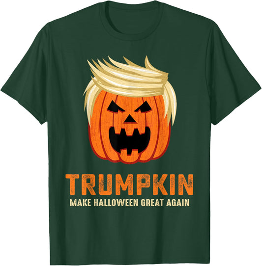 Halloween Trumpkin Funny T-Shirt - T-Shirt | Forest