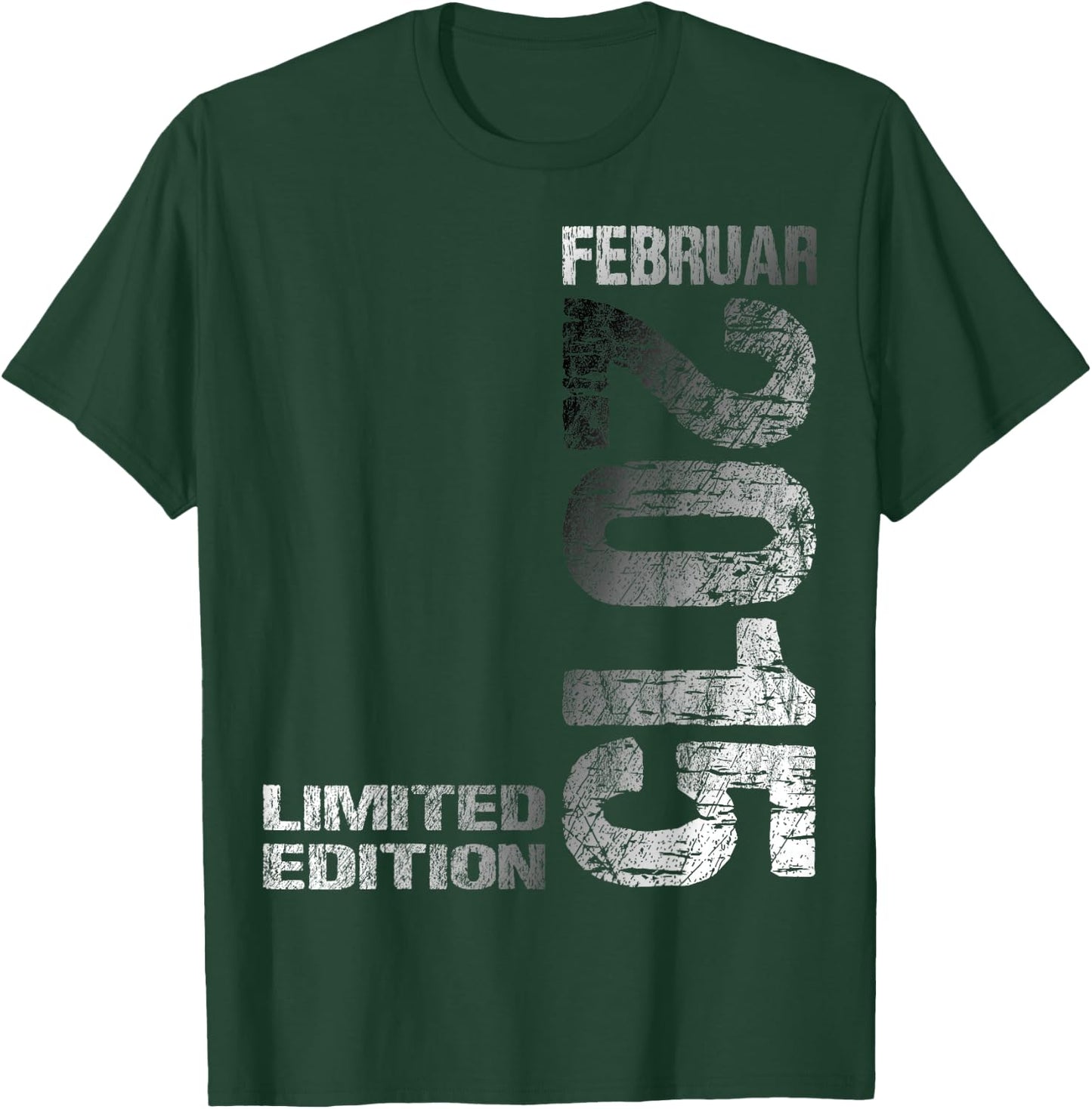 February 2015 Boy Girl 10th Birthday Limited Edition , black T-Shirt - T-Shirt | Forest