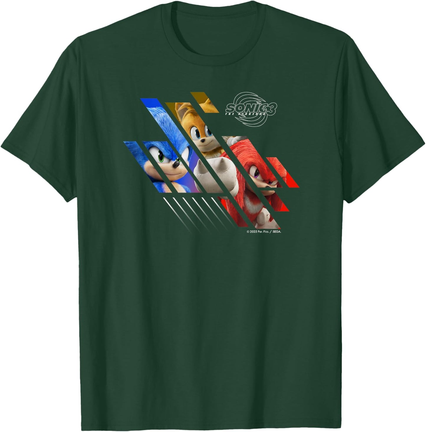 Sonic the Hedgehog 3 - Team Sonic T-Shirt - T-Shirt | Forest