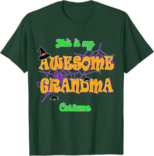 This is my Awesome Grandma Halloween Costume T-Shirt - T-Shirt | Forest