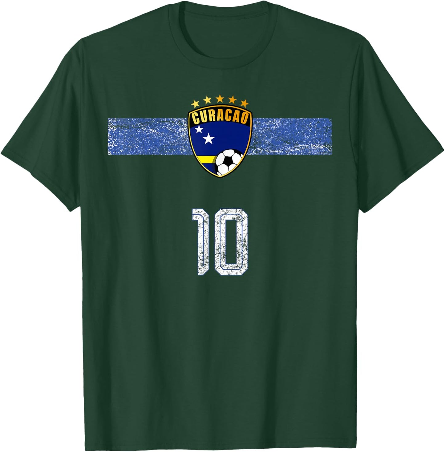 Retro Curacao Flagge Curacaoan Pride Lovers T-Shirt - T-Shirt | Forest