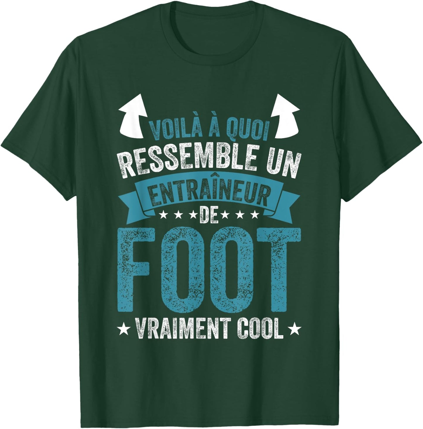 Coach A Football Coach Really Cool T-Shirt - T-Shirt | Forest